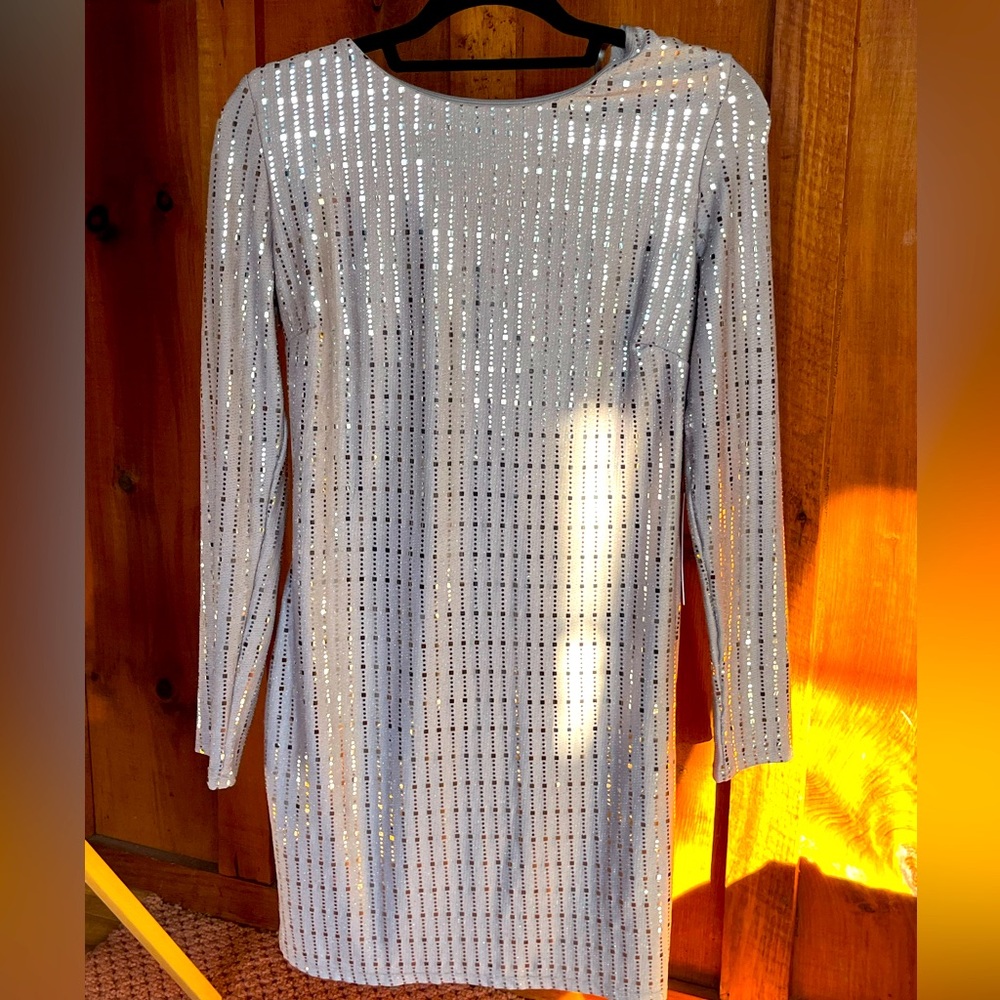 Crystal Sky- large- silver/beige